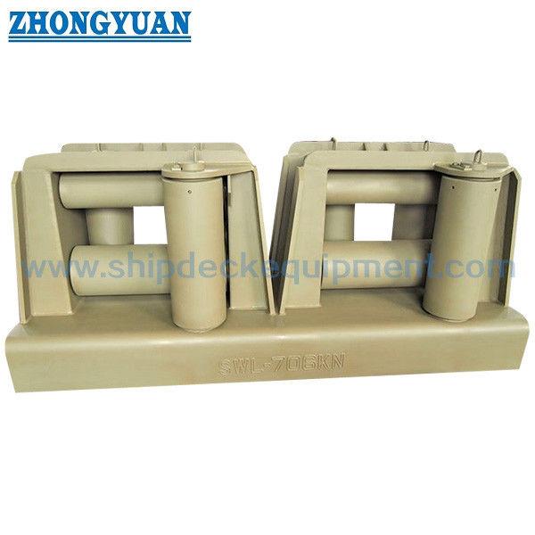ISO 13733 Type 5R Five Rollers Universal Fairlead บนอุปกรณ์ลากจูงเรือ