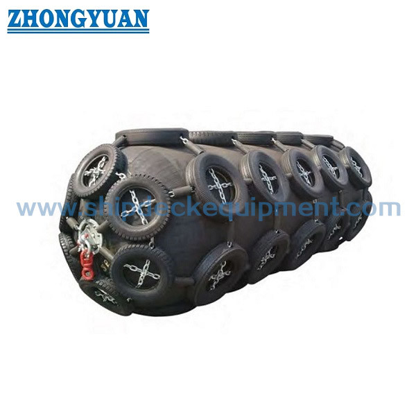 ISO 17357 ประเภทสุทธิ Yokohama Floating Pneumatic Marine Rubber Fender
