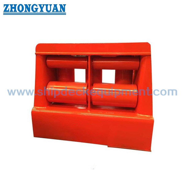 ISO 13733 Type 7R Seven Rollers Universal Fairlead พร้อมอุปกรณ์ลากจูงบนเรือลูกกลิ้ง